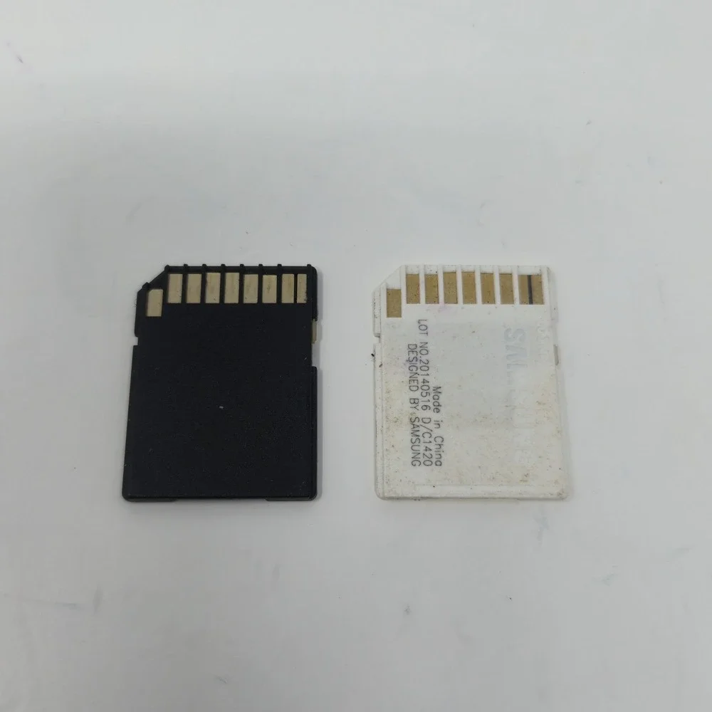 Lot of 2 Micro SD to SD Card Adapter Samsung OEM White & Arcanite Black Tested